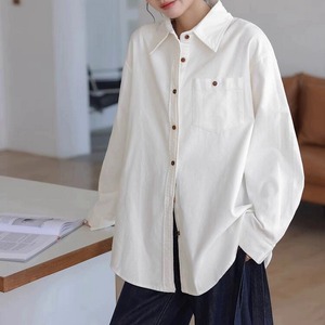 Corduroy shirt tops ◇3colors 1742