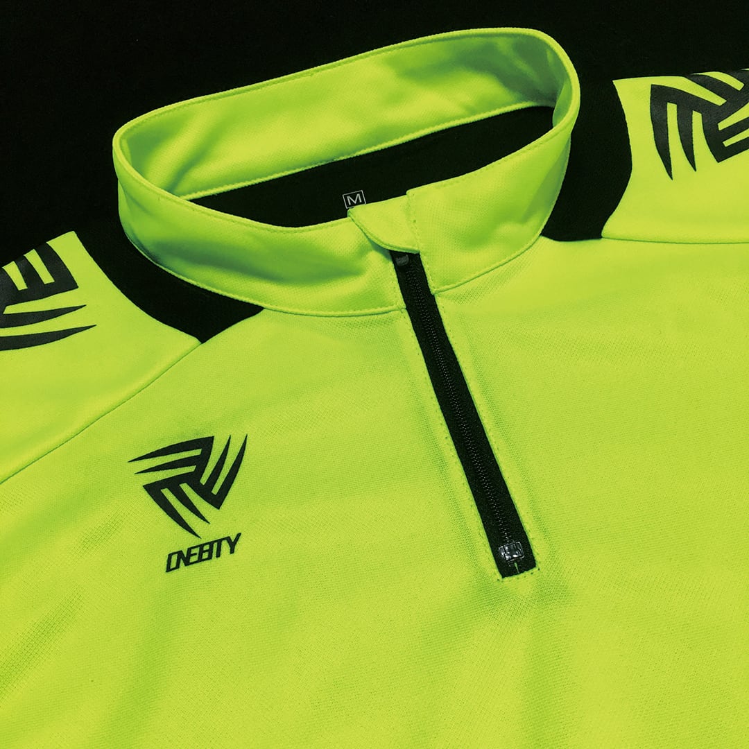 【完売品】JEF UNITED 蛍光イエロー ハーフジップジャージ UC ハーフジップ ジャージジャケット（蛍光イエロー） | one8ty