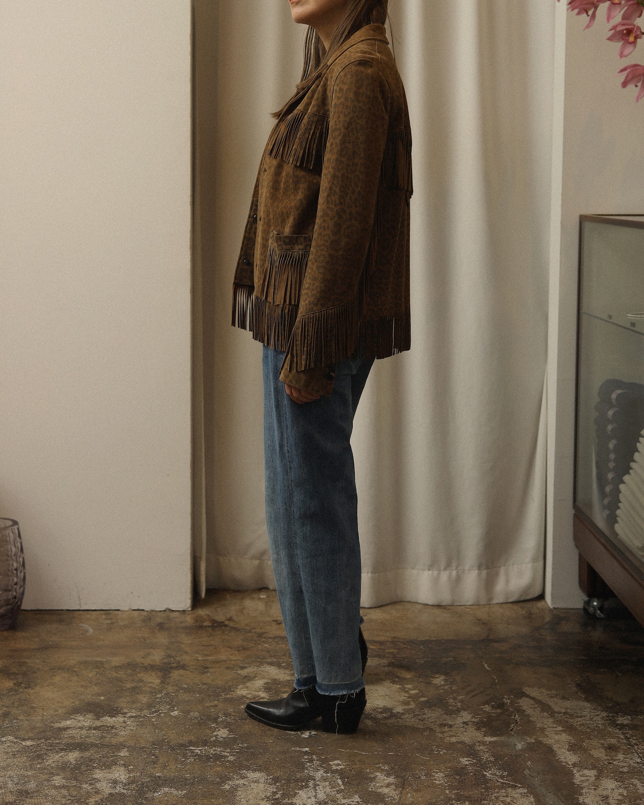 2000's Saint Laurent / Fringed leather Jacket