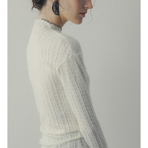 Sheer Rib Knit Top T3811