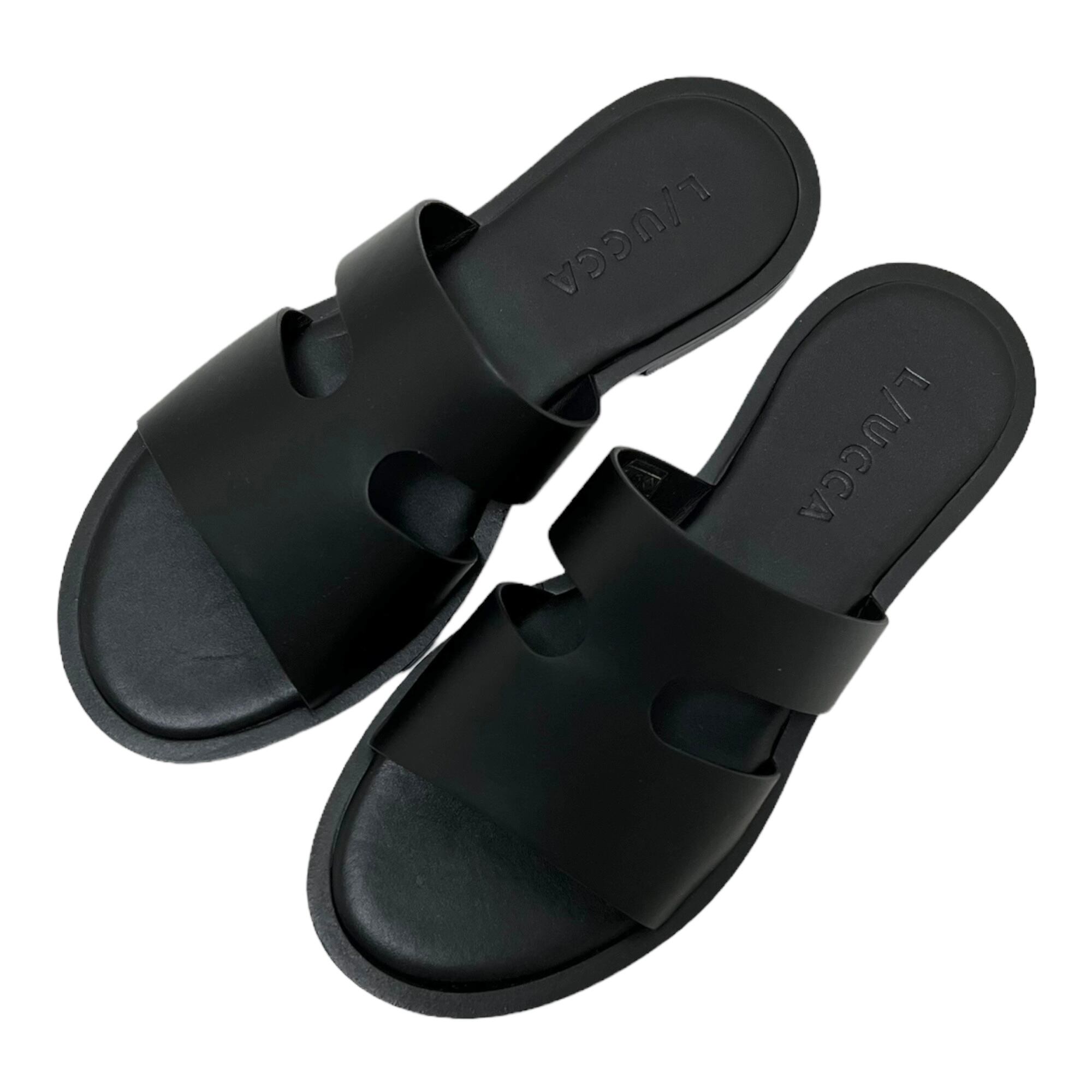L/UCCA(ルッカ) レザーサンダル(LU04)/BLACK | TreStelle / トレステッレ