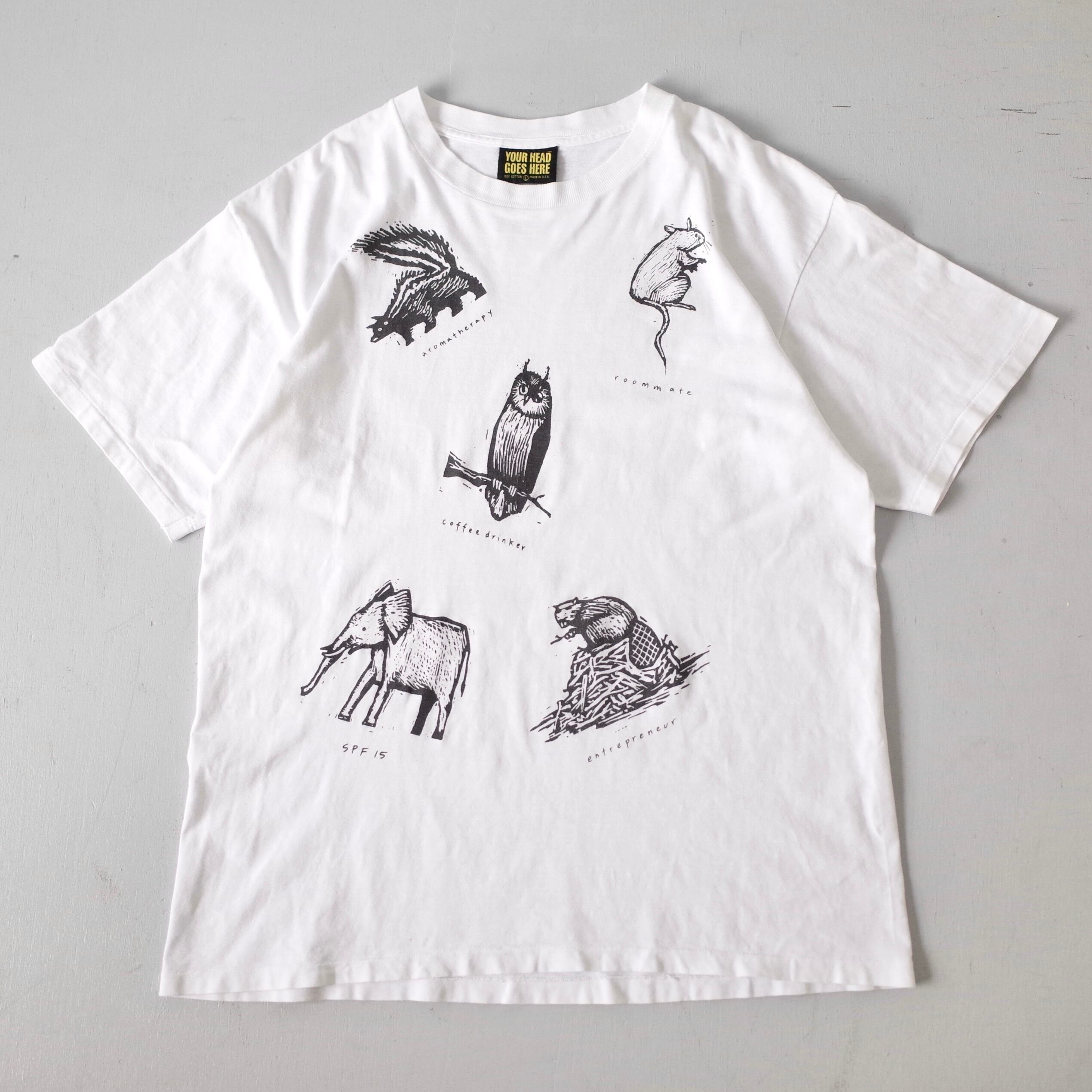 VINTAGE】 “HISTORY OF ART” 90's~ Front Printed Art T-shirt s/s