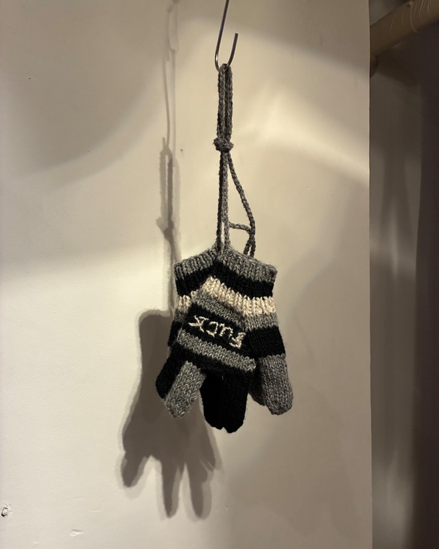 FAQ:japaneeds【"F○CK OK" WOOLEN HANDKNIT GLOVE】