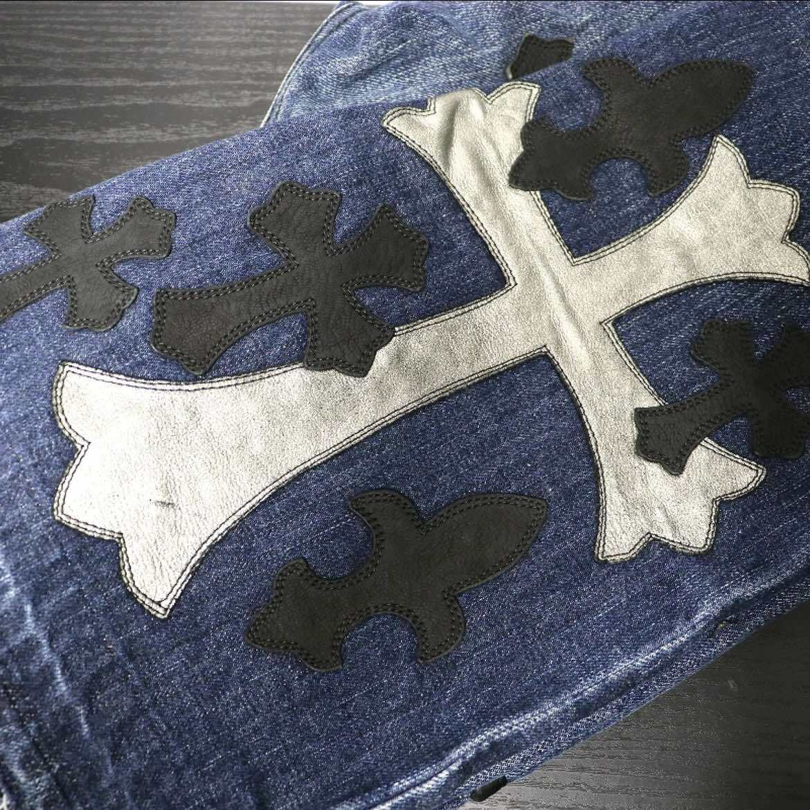 CHROME HEARTS クロムハーツ【カスタムオーダー】ラージCHクロスパッチ