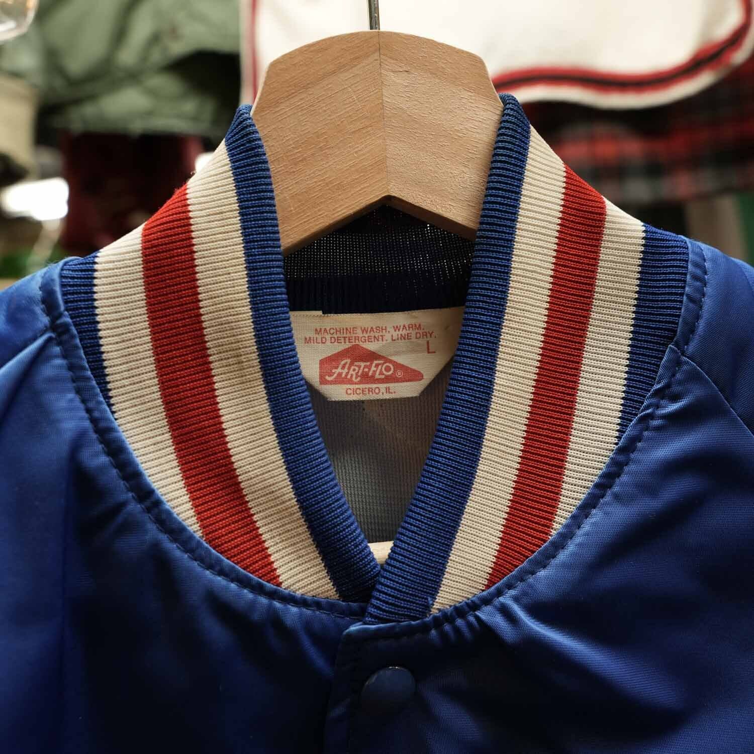 Chicago Cubs シカゴ・カブス ナイロンスタジャン メンズ Lサイズ 80s
