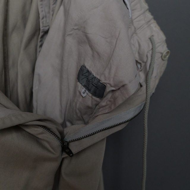 [yohji yamamoto pour homme]  cotton wide slacks