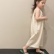 ［ baby･kids ］embroidery salopette
