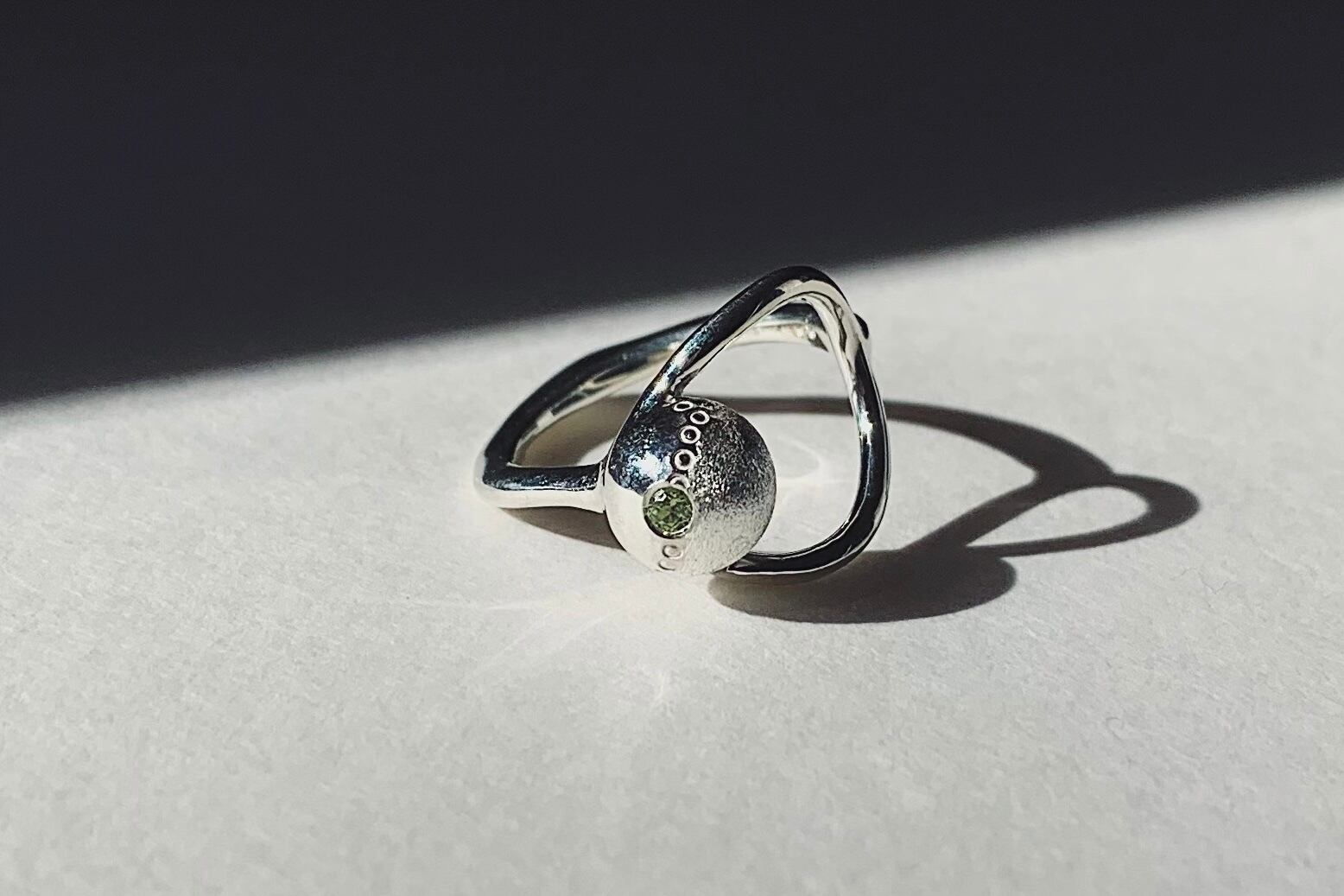 添う・種 ペリドット リング no,294