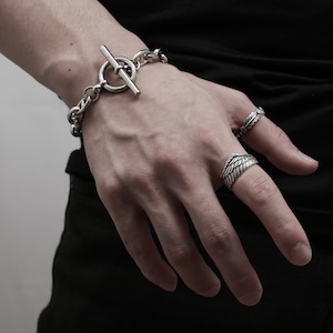 S925 Feather One Wing Ring