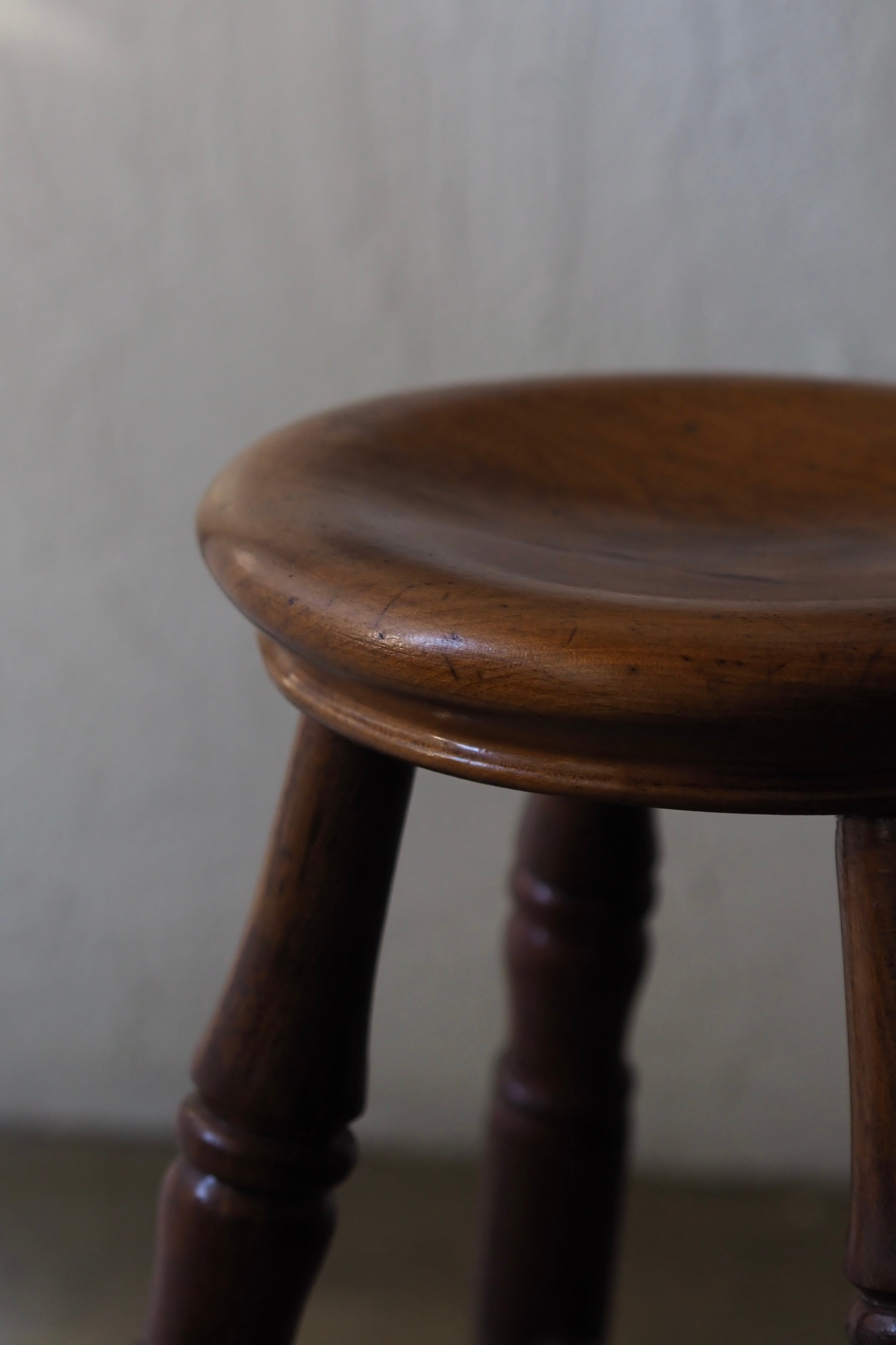 イギリス アンティークスツール-antique elm stool | アンティーク