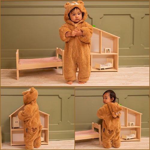 新品＊公式 ディズニーシー ダッフィー 着ぐるみロンパース カバーオール＊新品 公式 ダッフィー カバーオール 着ぐるみ ロンパース 赤ちゃん