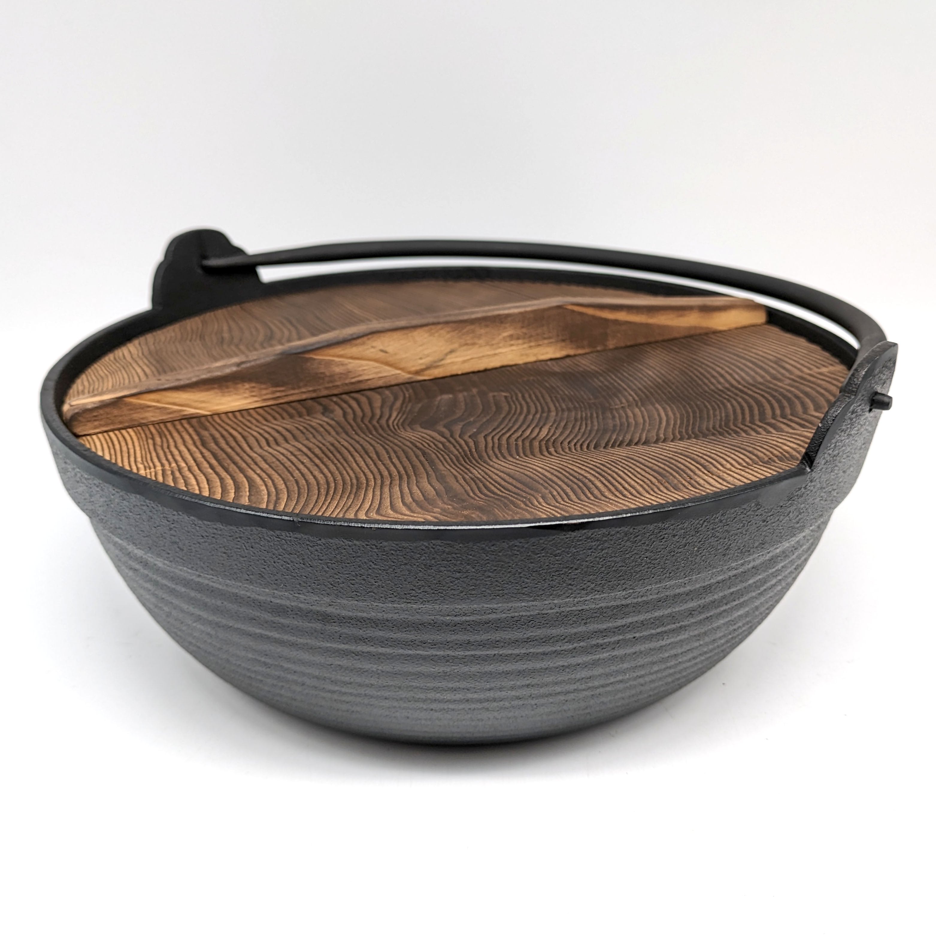 南部鉄器・鉄鍋・蓋付・キッチン用品・No.240527-18・梱包サイズ80