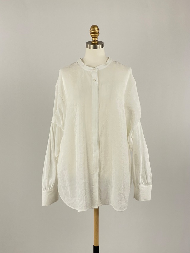 ２WAYボリュームスリーブシャツ｜オフホワイト｜CHIGNON