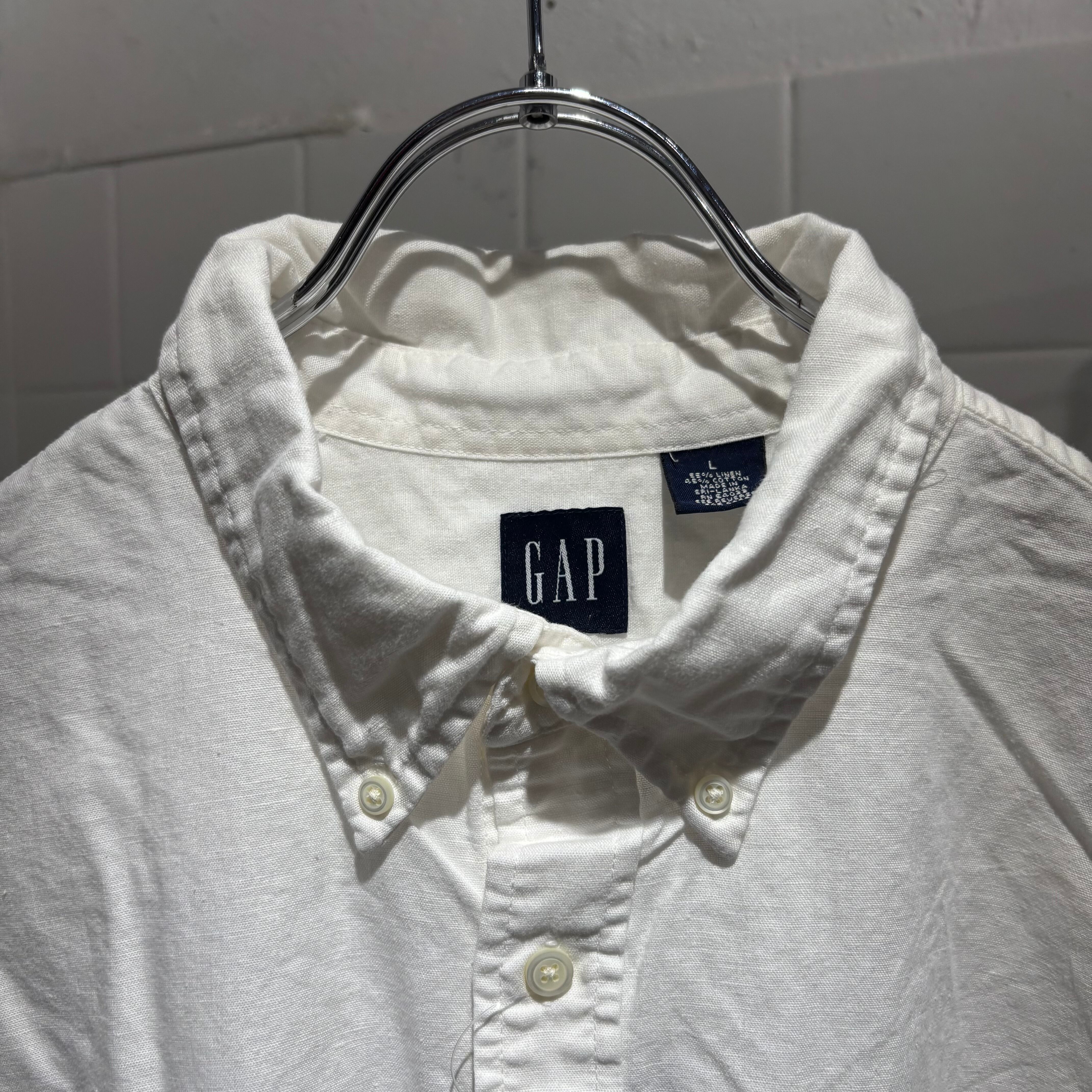 00S GAP WHITE LINEN S/S SHIRT | BerBerJin / & BerBerJin