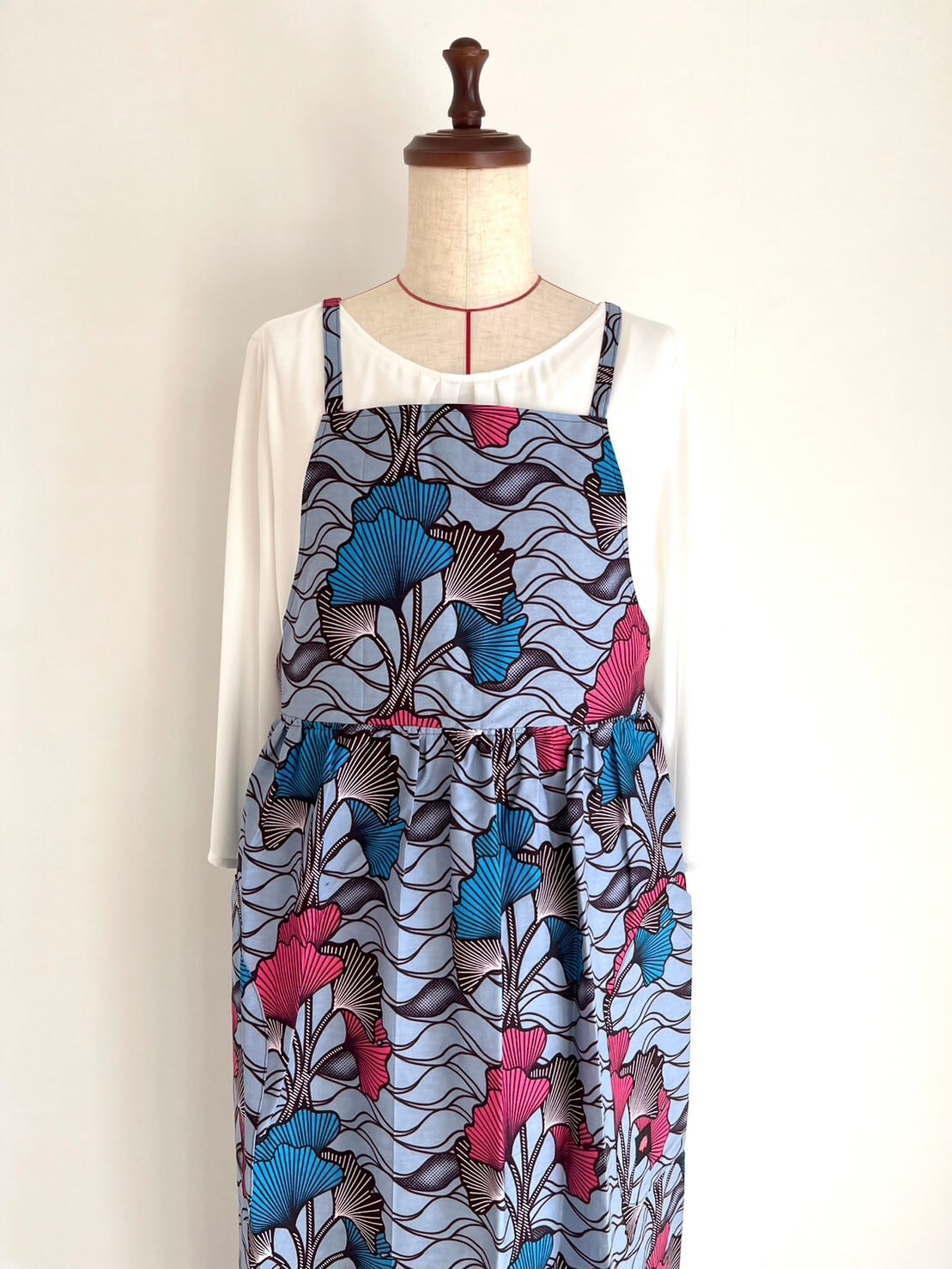 アフリカ布✤割烹着✤エプロン アフリカ布エプロン