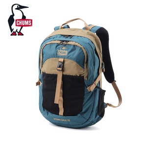 CHUMS チャムス スプリングデール25 バックパック 25L｜軽量・多機能・レインカバー付き｜アウトドア・旅行・タウンユース対応  CH60-4098 BlueBeige