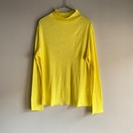 monSakata 〈4800〉オフネック　イエロー／グレージュ
