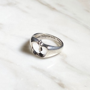 TIFFANY silver ring “apple” designed by elsa peretti