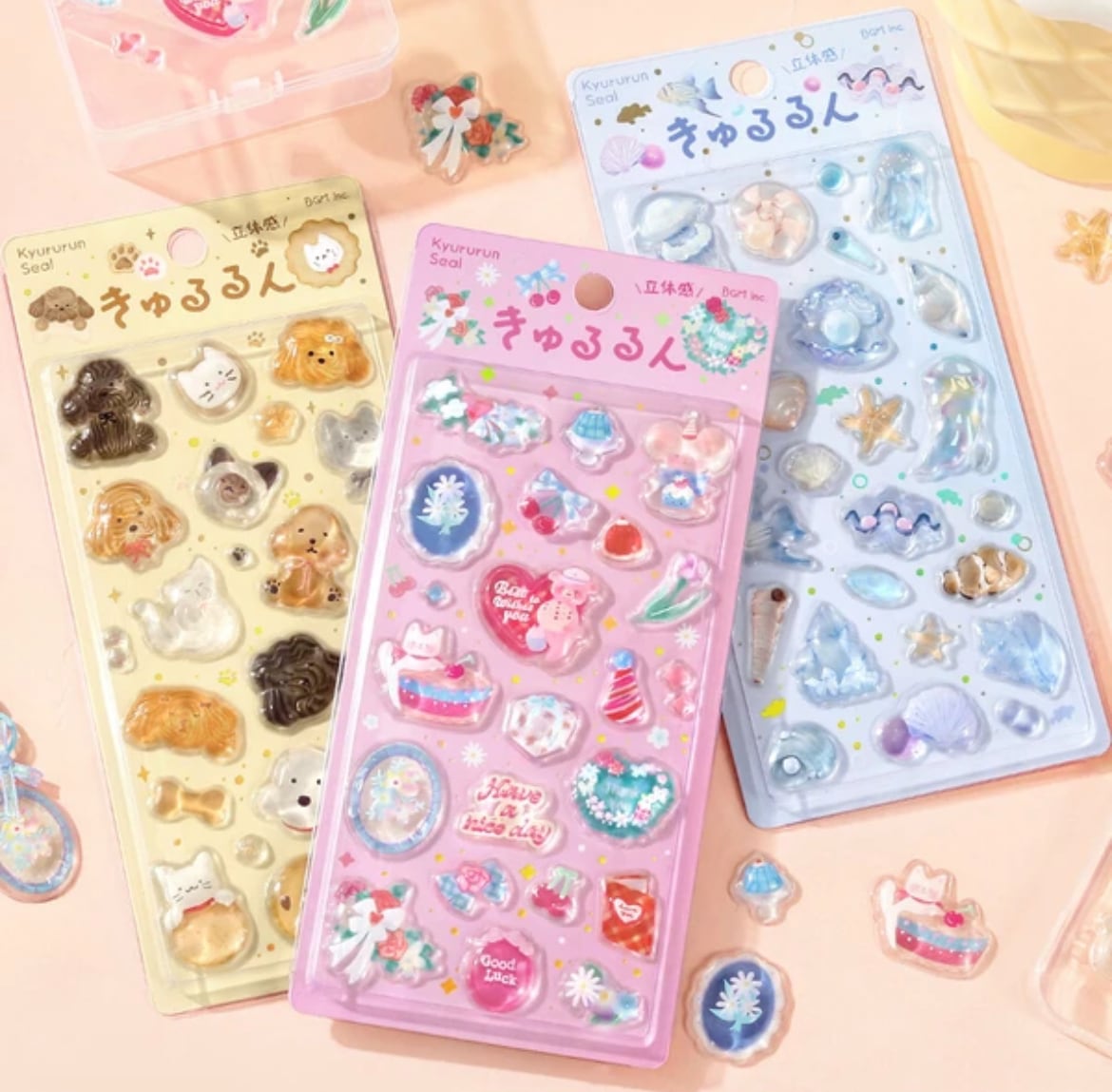 先行販売 女子文具博 BGM 喫茶アラモード きゅるるん シール　② 文具女子博先行販売品】喫茶アラモードきゅるるんシール | シール