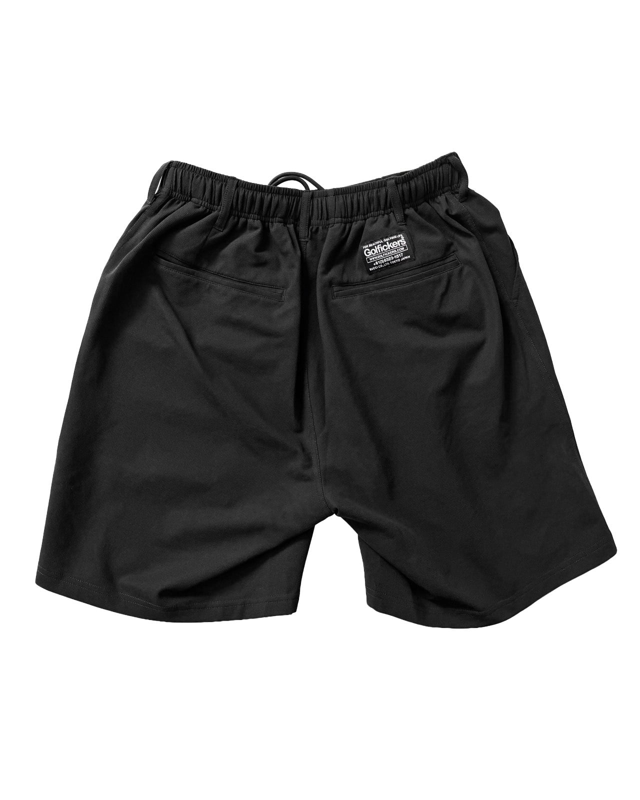 hood ハーフパンツ HOLE 673] UVカット & COOL ハーフパンツ -Black- | Golfickers