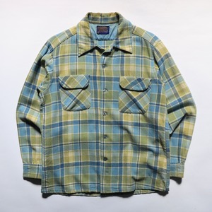 70S PENDLETON WOOL CHECKED L/S SHIRT