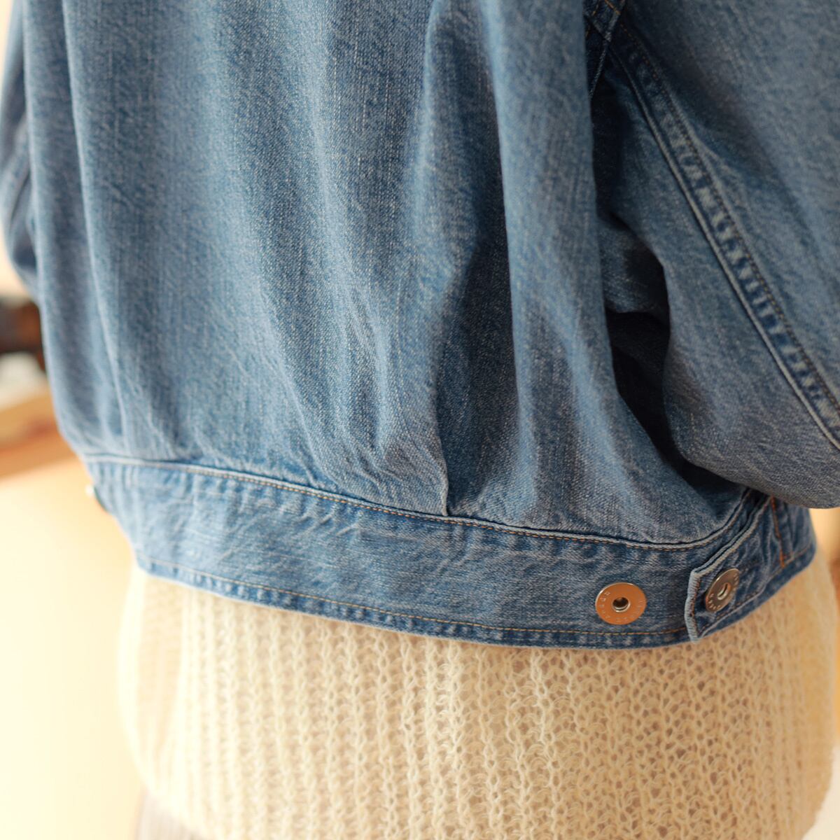 upper hights (アッパーハイツ) ドルマンスリーブ リラックスデニム