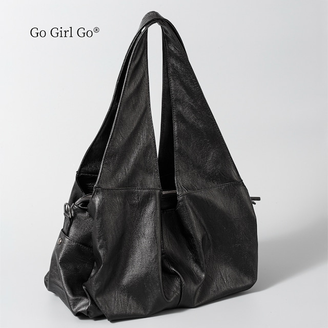 ♠ゆとりの大容量トート！【Go Girl Goシリーズ】★バッグ★ 3color 肩掛けバッグ レディース 大容量