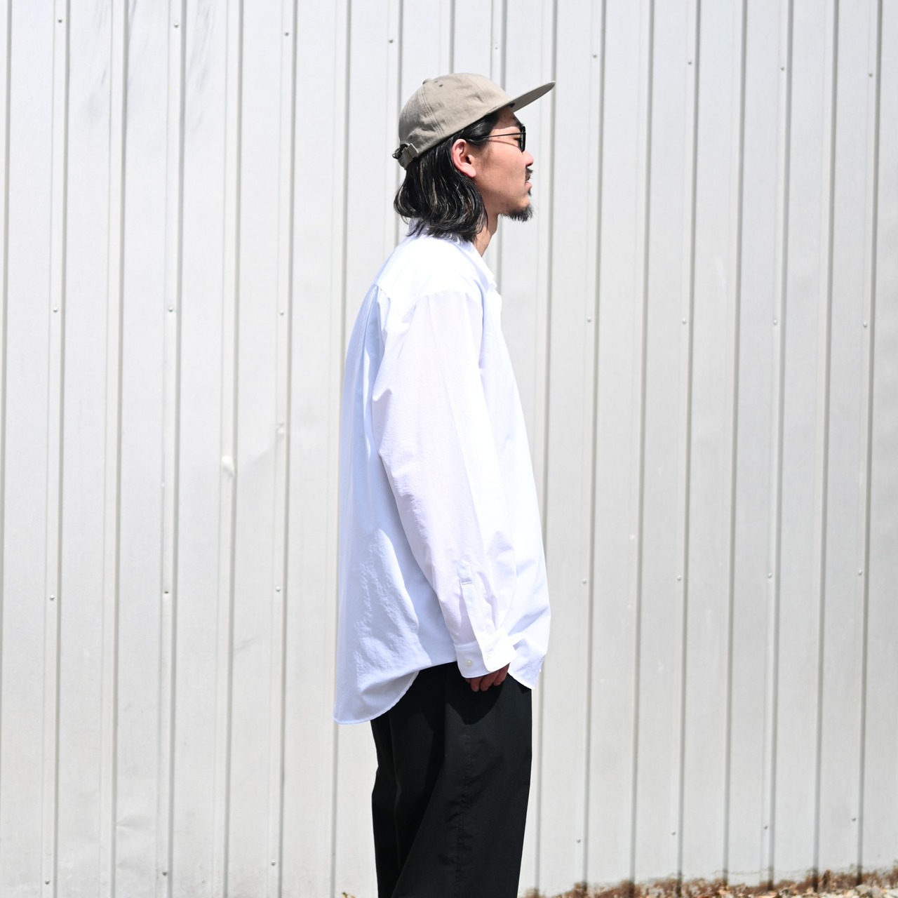 THE DAY / QUICK DRY STRETCH OPEN COLLAR SHIRT