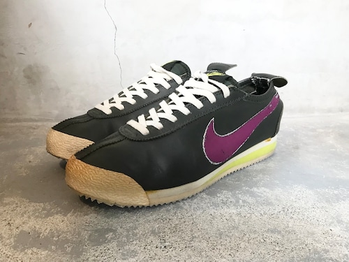 2007 NIKE CORTEZ LEATHER VINTAGE DRK-ARMY/LGN BRRY-BRGHT