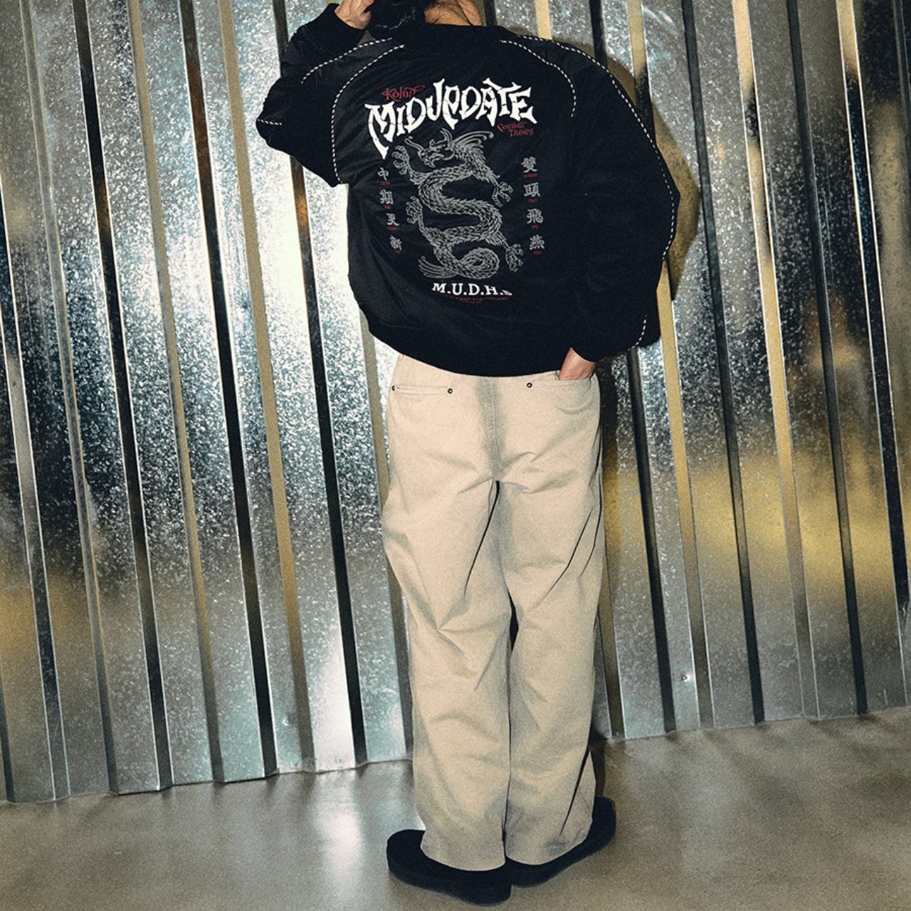 ヴィンテージ リベットチノトラウザーズ N3523 - 8