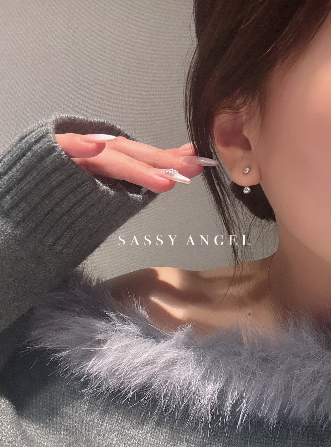 ダブルジルコニアピアス [265] | SASSY ANGEL