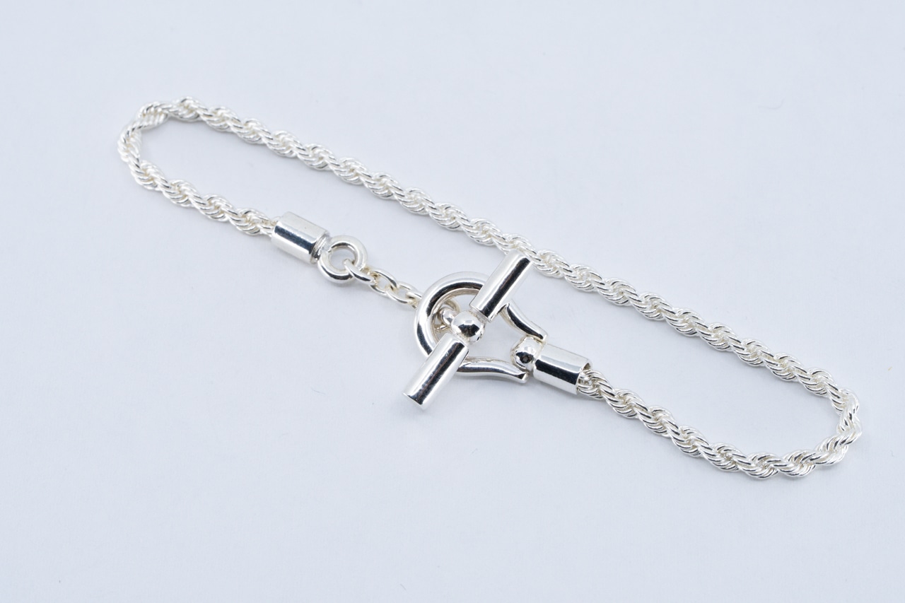 BN-105 Horseshoe Rope Chain Bracelet (small)