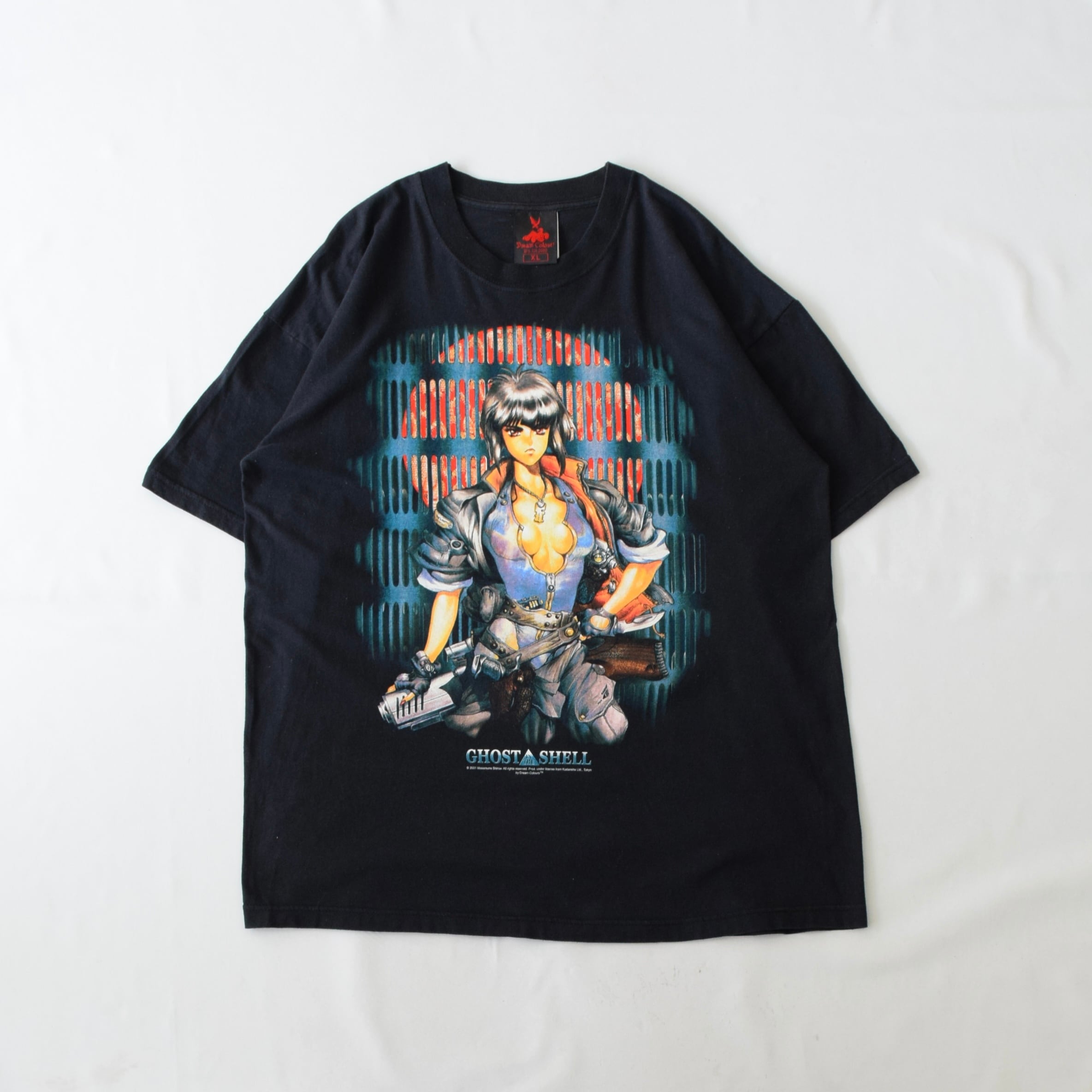 スペシャル】'01 攻殻機動隊 草薙素子 半袖プリントTシャツ メンズ XL