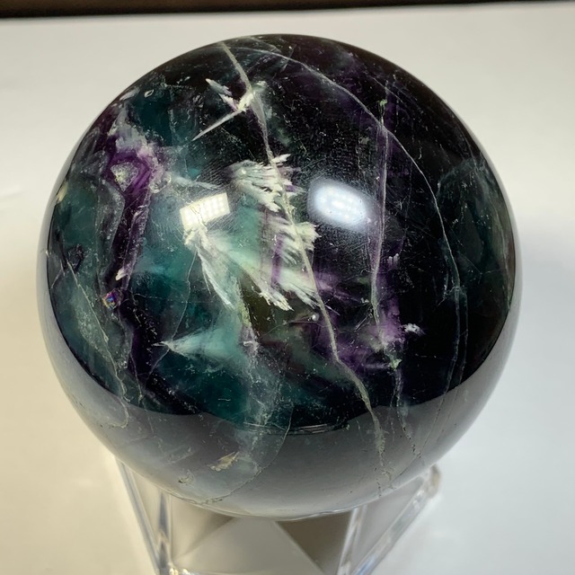 大玉・エンジェルフェザーフローライト スフィア