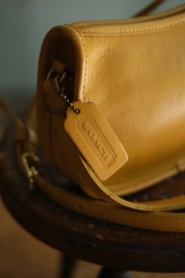 Utah/80-90’s “OLD COACH” glove leather shoulder bag