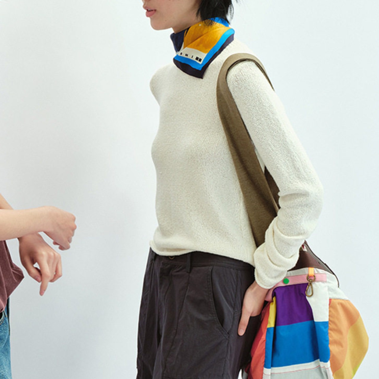 crew neck  knit【4coor】  T4414