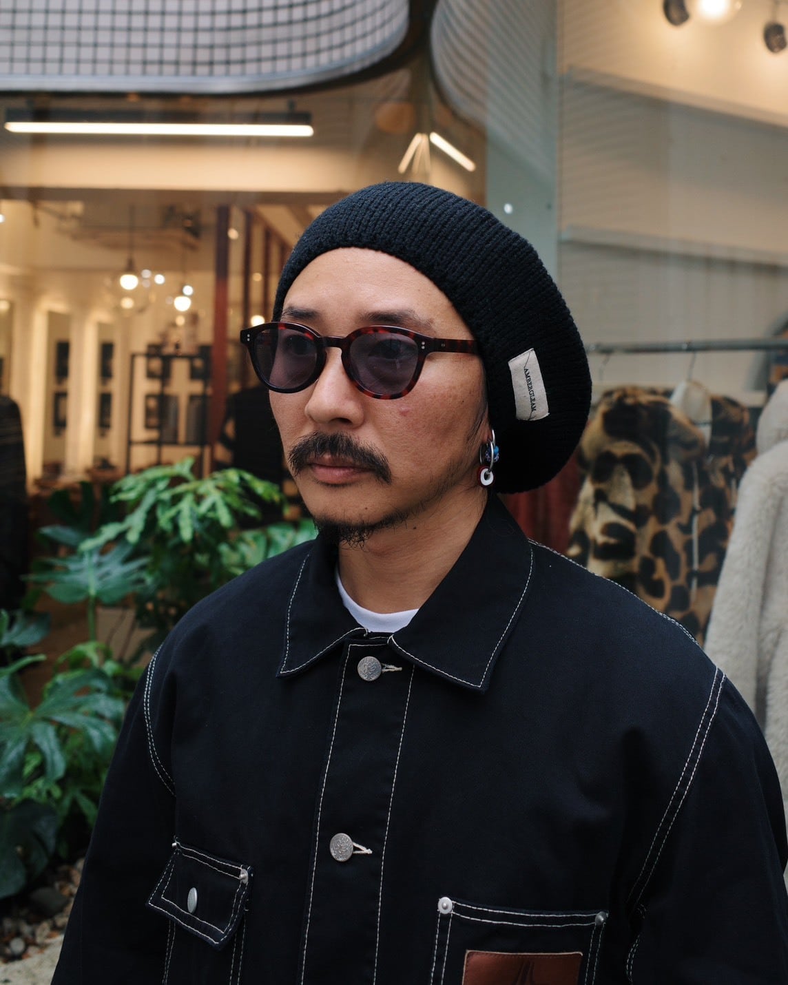 AMBERGLEAM ソフトライトニットタム ネイティブブラック AMBERGLEAM - Soft Light Knit Cardigan ¥25000+tax | KODONA in the House