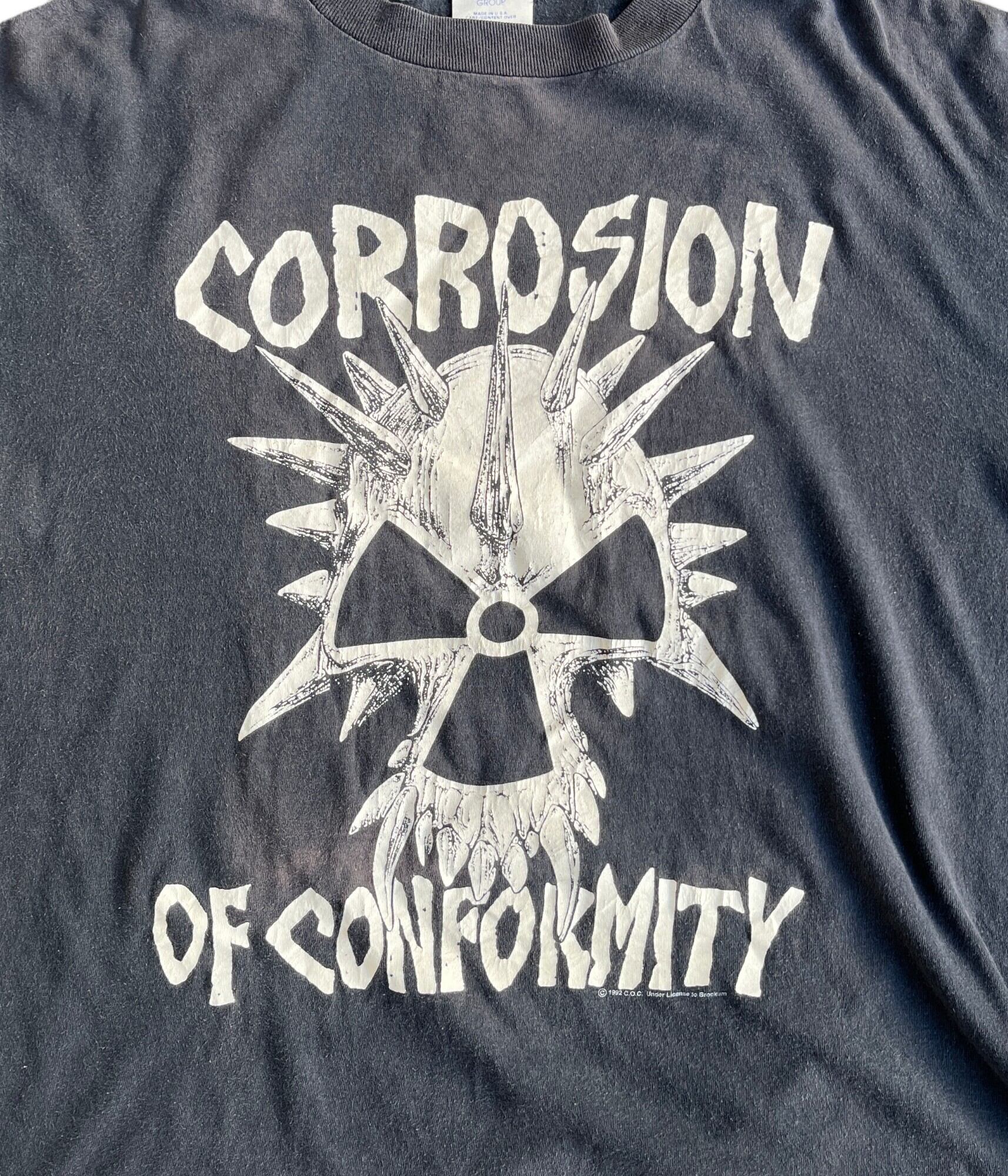 Vintage 90s XL Rock band T-shirt -Corrosion of Conformity 