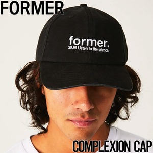 ストラップバックキャップ 帽子 FORMER フォーマー COMPLEXION CAP HW23205C1