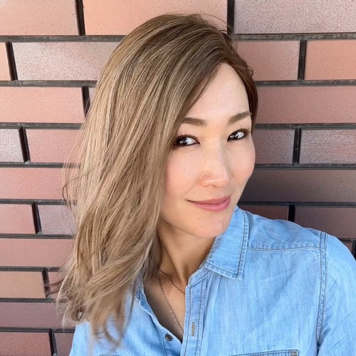 21番 パーマヘア あまんだ フルウィッグ スキンレースタイプ 百合子ウィッグレミー人毛100%