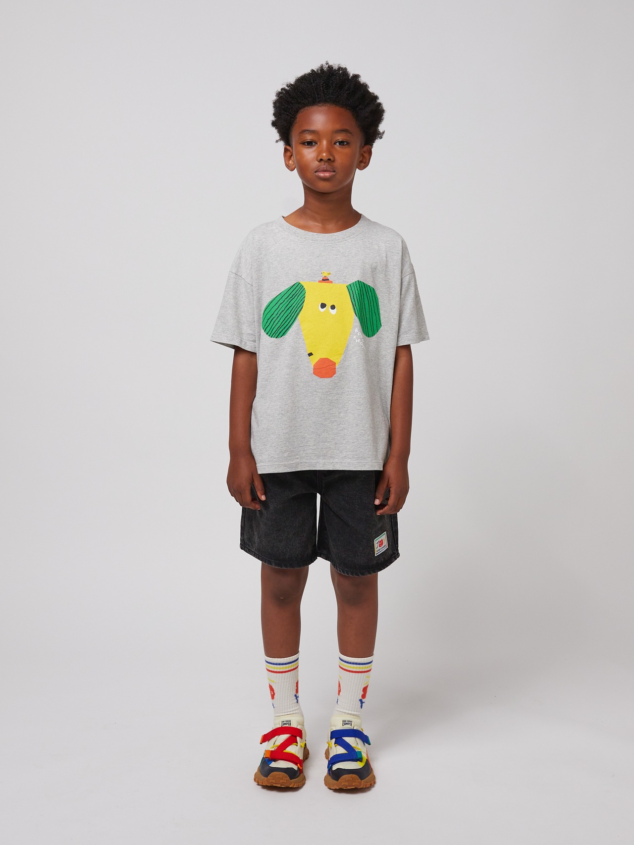 残り1点(6-7y) BOBO CHOSES / Happy Dog T-shirt