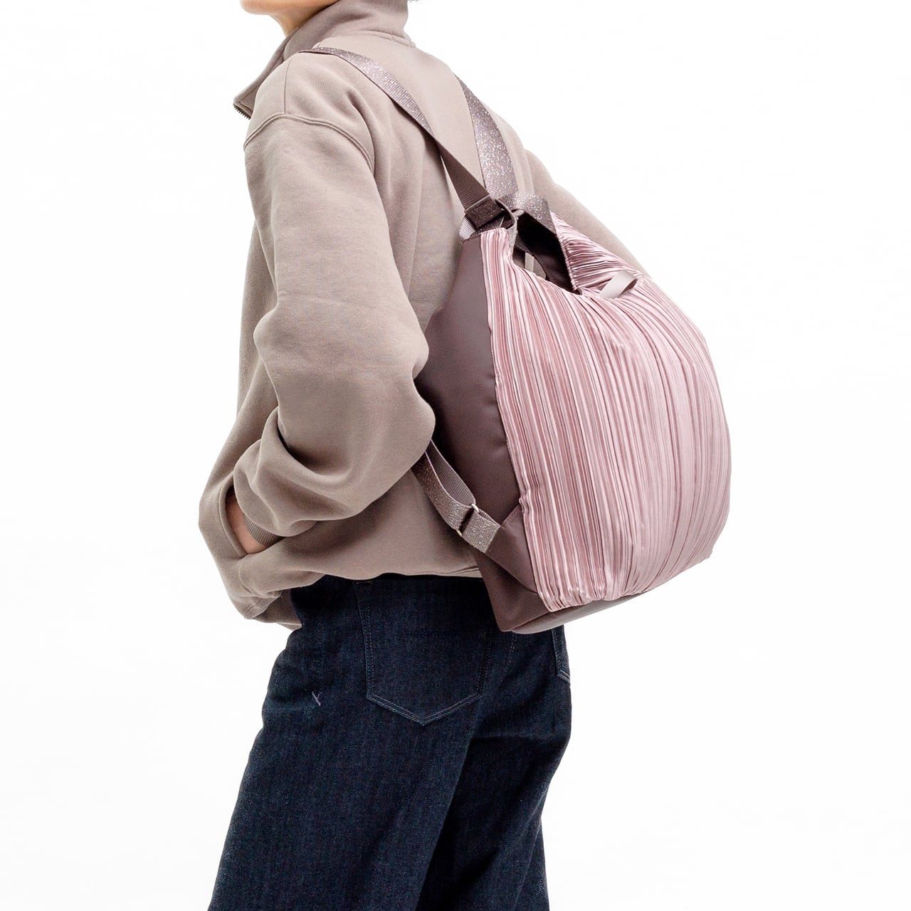 カラフルプリーツ2WAYシャインリュック(DSP-911)