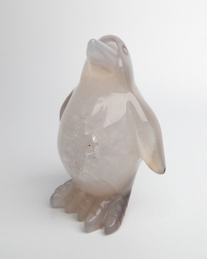 Druzy Agate ドゥルジーアゲート ⭓ ペンギン ⭔ CARVING