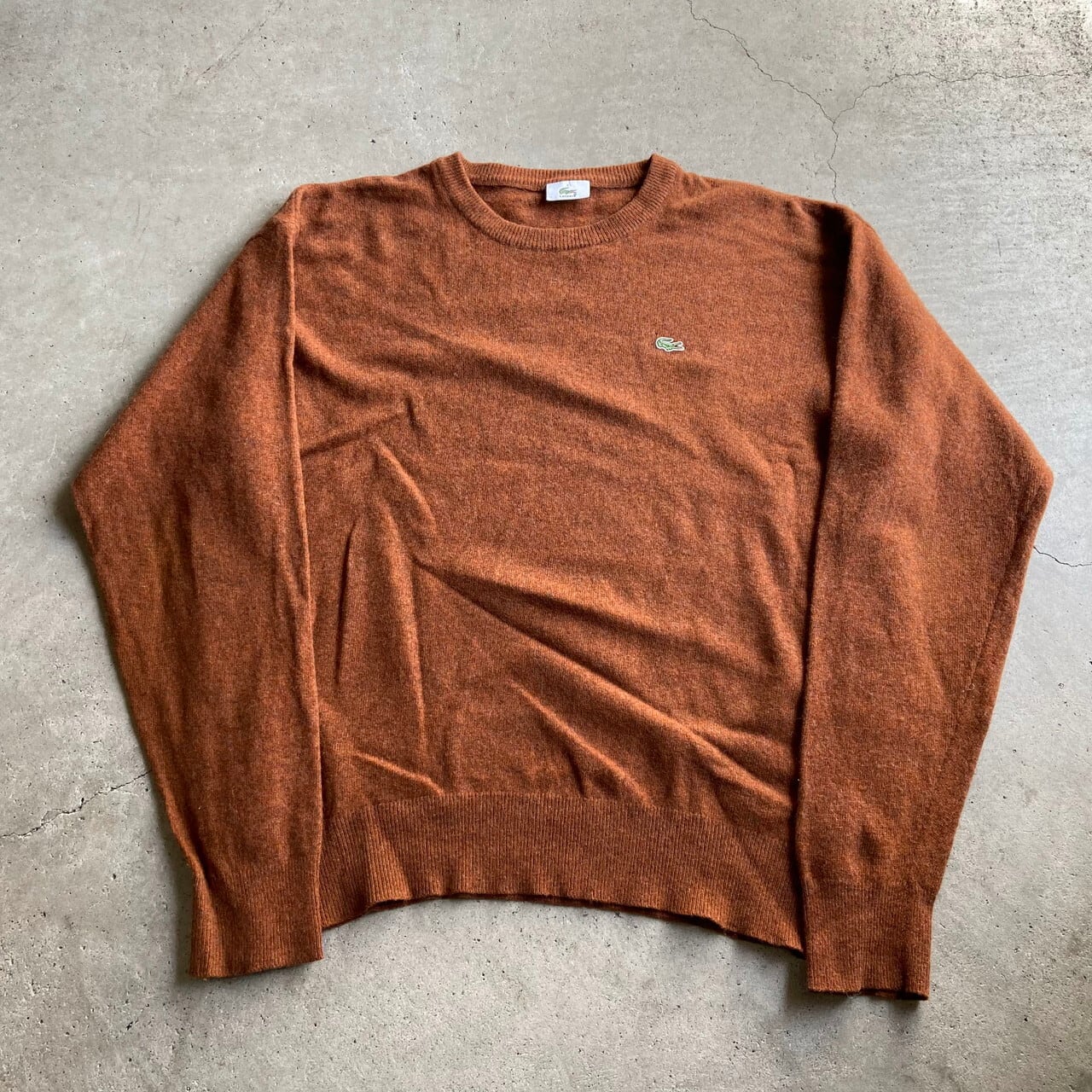 Lacoste ラコステ ウール ニットセーター メンズxl相当 古着 ブラウン 茶色 ニットセーター Sa24 Cave 古着屋 公式 古着通販サイト Lacoste ラコステ ウール ニットセーター メンズxl相当 古着 ブラウン 茶色 ニットセーター Sa24 Cave 古着屋 公式 古着通販サイト