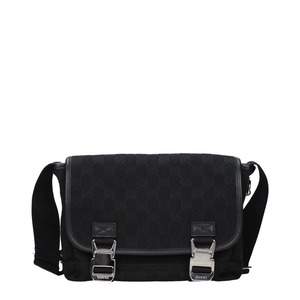 GUCCI グッチ メンズ クロスボディバッグ ファブリック ブラック