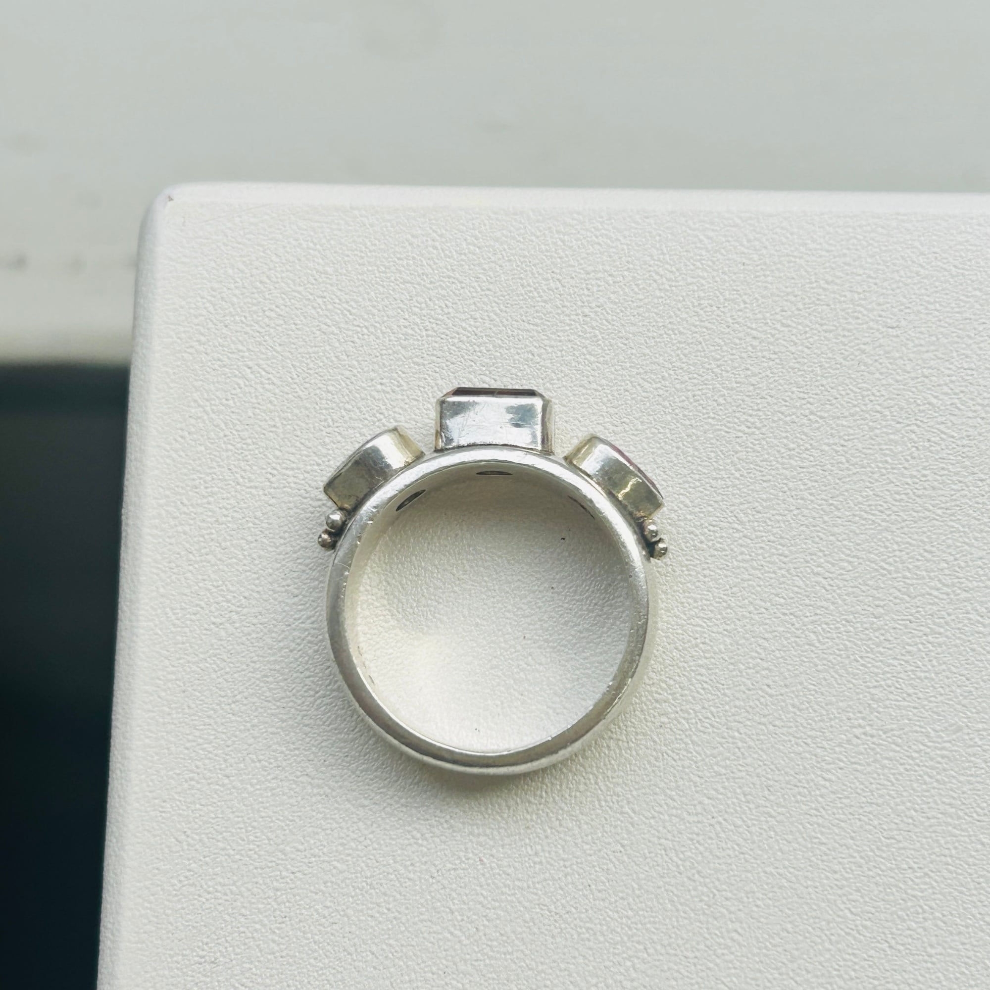 シルバー925 アメジスト＆シトリンリング（12号） | Milo Antiques