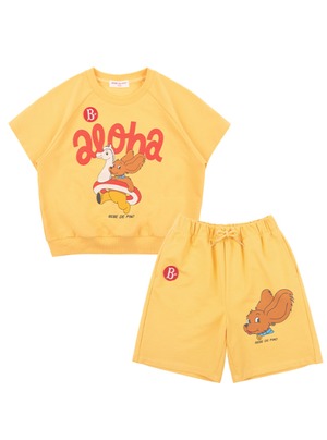 [BEBE DE PINO] Aloha puppy loungewear set 正規品 韓国ブランド 韓国ファッション 韓国代行 韓国通販 ベベドピノ bebedepino 日本 店舗 韓国 子供服