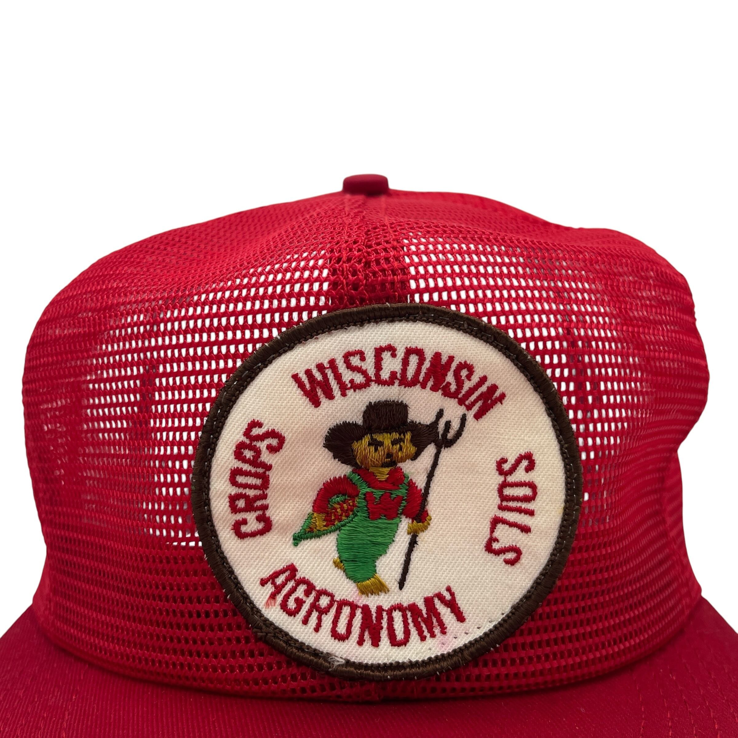 キャップ/帽子】80s USA製 WISCONSIN AGRONOMY CROPS SOILS