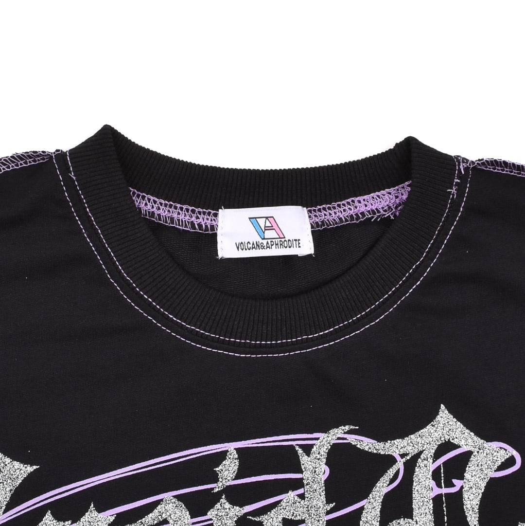 6/10 完売BLACK再入荷！】新作☆CupidCatステッチTシャツ