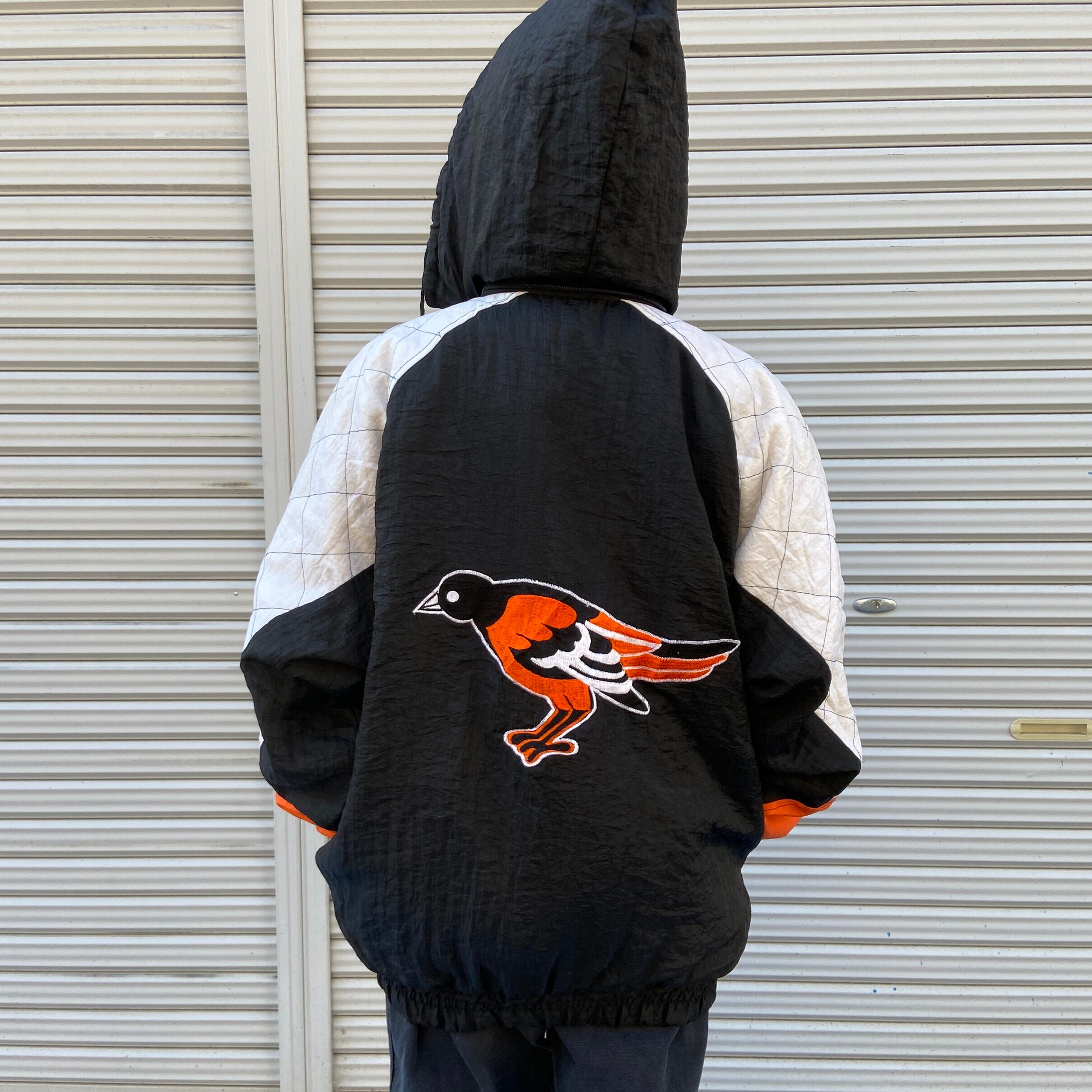 90年代 STARTER MLB ボルチモア・オリオールズ 中綿 ナイロン